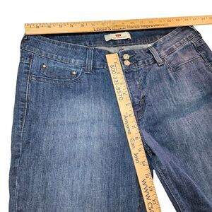 Levi 526 Slender Boot Cut Button Flap Pocket Jeans Womens  12M Blue Western...